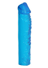 Load image into Gallery viewer, Puregel Textured Pleasure Penis Sleeve - Blue
