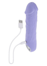 Load image into Gallery viewer, Purple Fantasy Rechargeable Silicone Vibrator
