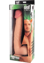Load image into Gallery viewer, Raging Cockstars Jumbo Giant Jim 11in Dildo - Vanilla
