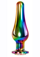 Load image into Gallery viewer, Rainbow Metal Anal Plug - Metal/Multicolor - Large
