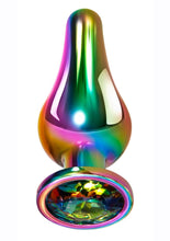 Load image into Gallery viewer, Rainbow Metal Anal Plug
