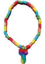 Load image into Gallery viewer, Rainbow Pecker Candy Necklace - Multicolor
