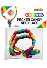 Load image into Gallery viewer, Rainbow Pecker Candy Necklace - Multicolor
