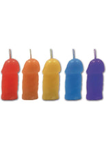 Load image into Gallery viewer, Rainbow Pecker Party Candles
