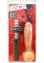 Load image into Gallery viewer, Rascal Jock Adam Silicone Cock Dildo with Silicone Handle Or Suction Cup Base - Vanilla - 8in
