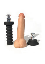 Load image into Gallery viewer, Rascal Jocks Johnny Silicone Dildo with Handle Or Suction Cup Base - Vanilla - 8in
