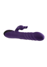 Load image into Gallery viewer, Rascally Rabbit Rechargeable Silicone Thrusting Rotating Vibrator
