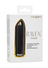 Load image into Gallery viewer, Raven Teaser Rechargeable Silicone Bullet - Black
