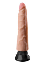 Load image into Gallery viewer, Real Feel Deluxe No. 3 Wallbanger Vibrating Dildo - Flesh/Vanilla - 7in
