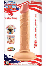 Load image into Gallery viewer, Real Skin All American Mini Whoppers Dildo - Vanilla - 5in
