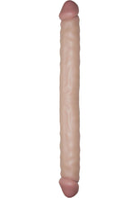 Load image into Gallery viewer, Real Skin All American Whoppers Double Dildo Dildo - Flesh/Vanilla - 18in
