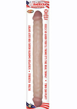 Load image into Gallery viewer, Real Skin All American Whoppers Double Dildo Dildo - Flesh/Vanilla - 18in
