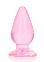 Load image into Gallery viewer, Realrock Crystal Clear Anal Plus - Clear/Pink - 3.5in
