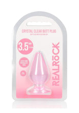 Load image into Gallery viewer, Realrock Crystal Clear Anal Plus - Clear/Pink - 3.5in
