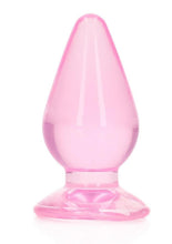Load image into Gallery viewer, Realrock Crystal Clear Anal Plus - Clear/Pink - 4.5in
