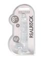 Load image into Gallery viewer, Realrock Crystal Clear Dildo with Balls - Clear - 8in
