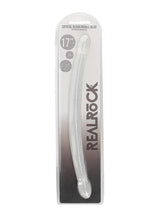 Load image into Gallery viewer, Realrock Crystal Clear Non Realistic Double Dildo - Clear - 17in
