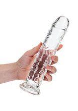 Load image into Gallery viewer, Realrock Crystal Clear Straight No Balls Dildo
