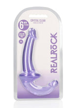 Load image into Gallery viewer, Realrock Crystal Clear Strapless Strap-On 6 - Clear/Purple
