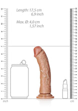 Load image into Gallery viewer, Realrock Curved Realistic Dildo with Suction Cup
