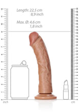 Load image into Gallery viewer, Realrock Curved Realistic Dildo with Suction Cup
