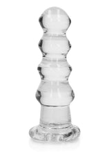 Load image into Gallery viewer, Realrock Curvy Dildo Or Butt Plug - Clear - 5.5in
