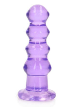 Load image into Gallery viewer, Realrock Curvy Dildo Or Butt Plug - Purple - 5.5in
