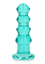 Load image into Gallery viewer, Realrock Curvy Dildo Or Butt Plug - Turquoise - 5.5in
