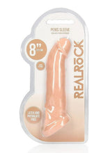 Load image into Gallery viewer, Realrock Skin Penis Extender with Rings - Vanilla - 8in
