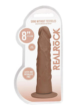 Load image into Gallery viewer, Realrock Skin Realistic Dildo Without Balls - Caramel - 8in
