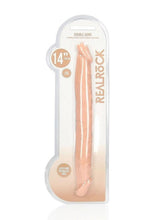 Load image into Gallery viewer, Realrock Skin Realistic Double Dildo - Vanilla - 14in
