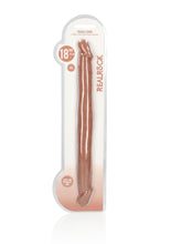 Load image into Gallery viewer, Realrock Skin Realistic Double Dildo - Caramel - 18in
