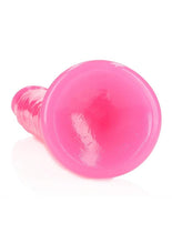 Load image into Gallery viewer, Realrock Slim Glow In The Dark Dildo with Suction Cup

