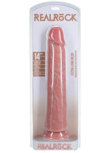 Load image into Gallery viewer, Realrock Ultra Realistic Skin Extra Large Straight Dildo with Suction Cup - Vanilla - 14in
