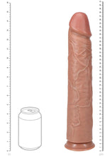 Load image into Gallery viewer, Realrock Ultra Realistic Skin Extra Large Straight Dildo with Suction Cup
