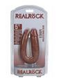 Load image into Gallery viewer, Realrock Ultra Realistic Skin U Shaped Double Dildo - Caramel - 5in
