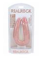 Load image into Gallery viewer, Realrock Ultra Realistic Skin U Shaped Double Dildo - Vanilla - 7in
