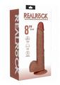 Load image into Gallery viewer, Realrock Vibrating and Rotating Cock with Balls Regular Straight - Caramel - 8in
