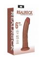 Load image into Gallery viewer, Realrock Vibrating Cock Regular Curved - Caramel - 6in
