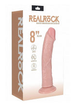 Load image into Gallery viewer, Realrock Vibrating Cock Regular Curved - Vanilla - 8in
