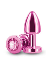 Load image into Gallery viewer, Rear Assets Aluminum Anal Plug - Petite - Metal/Pink - XSmall
