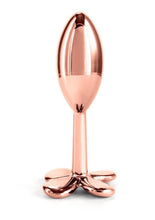 Load image into Gallery viewer, Rear Assets Clover Aluminum Anal Plug - Rose Gold
