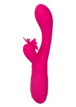 Load image into Gallery viewer, Rechargeable Butterfly Kiss Flutter Silicone Massager - Pink
