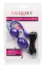 Load image into Gallery viewer, Rechargeable Dual Kegel Silicone Rechargeable Waterproof - Purple
