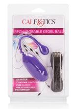 Load image into Gallery viewer, Rechargeable Kegel Ball USB Recharge Silicone Ball Waterproof - Purple - 3in
