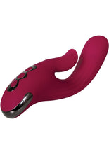 Load image into Gallery viewer, Red Dream Rechargeable Silicone Vibrator - Burgundy/Red
