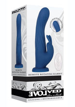 Load image into Gallery viewer, Remote Rotating Silicone Rechargeable Rabbit - Blue
