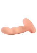Load image into Gallery viewer, Ren Silicone Curved Dildo with Suction Cup - Orange - 6in
