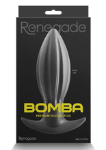 Load image into Gallery viewer, Renegade Bomba Silicone Anal Plug - Black - Medium
