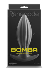 Load image into Gallery viewer, Renegade Bomba Silicone Anal Plug - Black - Small
